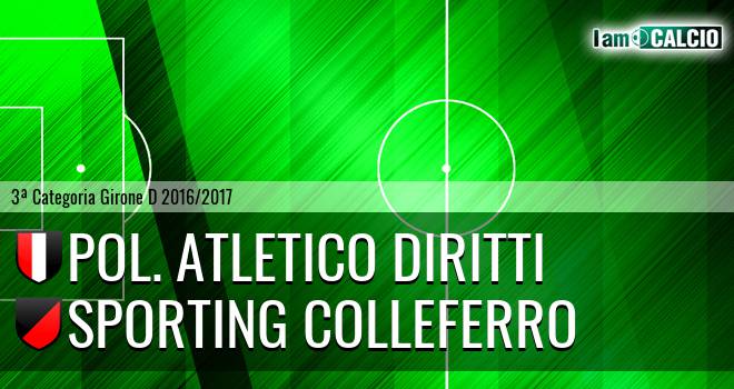 Pol. Atletico Diritti - Sporting Colleferro