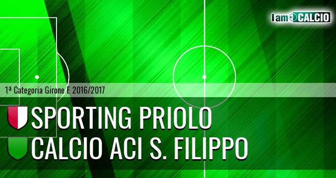 Climiti FC San Paolo Priolo - Calcio Aci S. Filippo