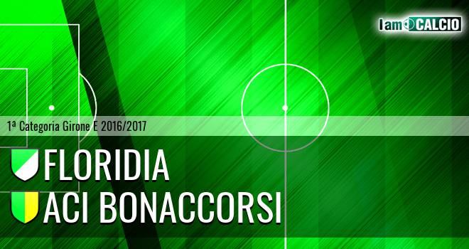 Floridia Calcio - Aci Bonaccorsi