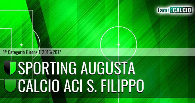 Sporting Augusta - Calcio Aci S. Filippo