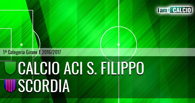 Calcio Aci S. Filippo - Scordia