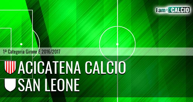 Acicatena Calcio - San Leone