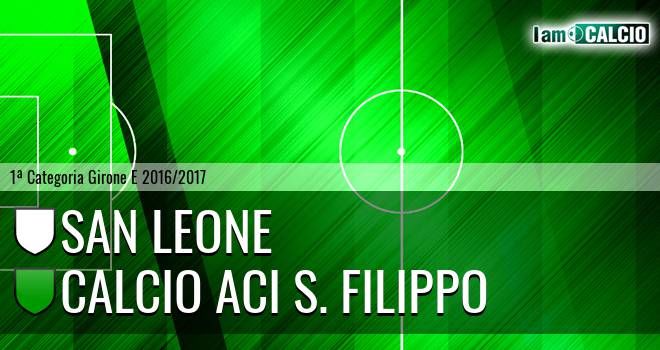 San Leone - Calcio Aci S. Filippo