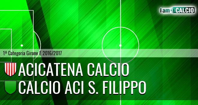 Acicatena Calcio - Calcio Aci S. Filippo