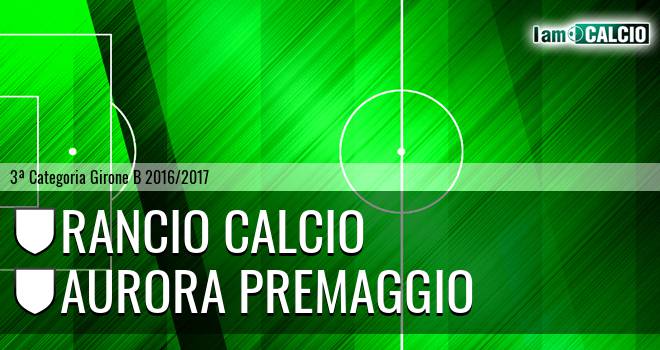 Rancio calcio - Aurora Premaggio