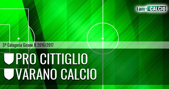 Pro Cittiglio - Varano calcio