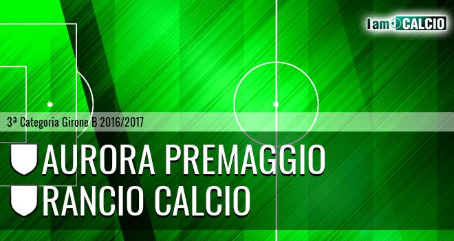 Aurora Premaggio - Rancio calcio