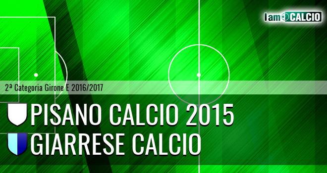 Pisano Calcio 2015 - Giarrese Calcio