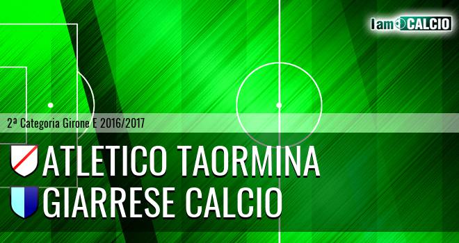 Atletico Taormina - Giarrese Calcio