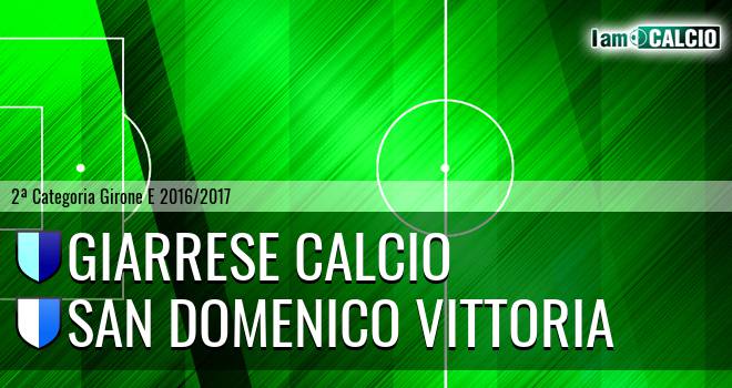 Giarrese Calcio - San Domenica Vittoria