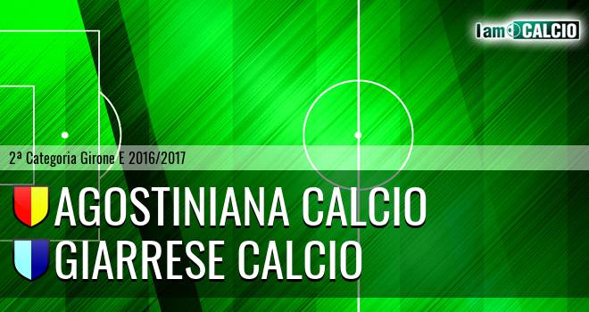 Agostiniana Calcio - Giarrese Calcio