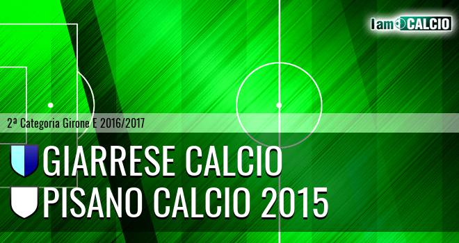 Giarrese Calcio - Pisano Calcio 2015