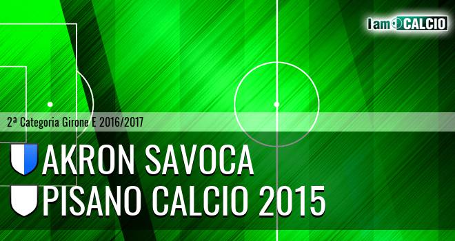 Akron Savoca - Pisano Calcio 2015