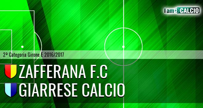 Zafferana - Giarrese Calcio