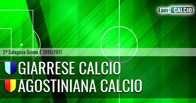 Giarrese Calcio - Agostiniana Calcio