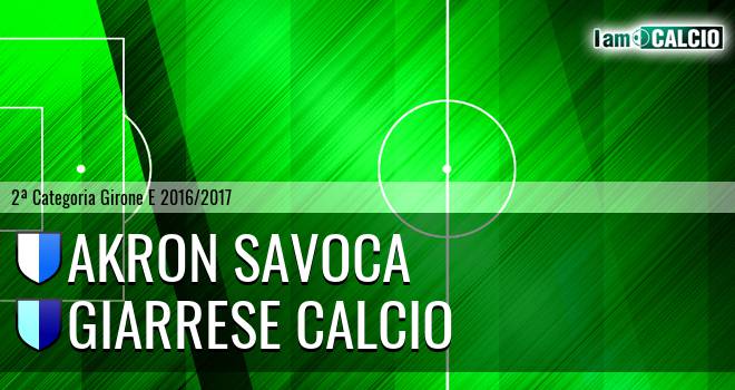 Akron Savoca - Giarrese Calcio