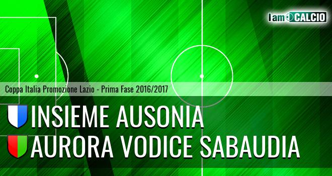 Insieme Ausonia - Aurora Vodice Sabaudia