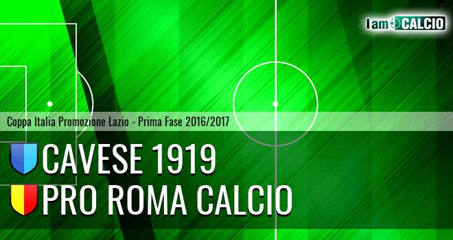 Cavese 1919 - Pro Roma Calcio