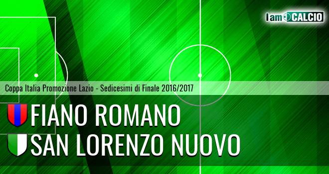 Fiano Romano - San Lorenzo Nuovo