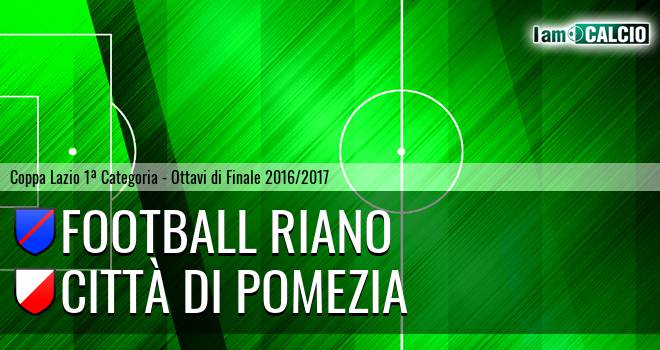 Football Riano - Città Di Pomezia