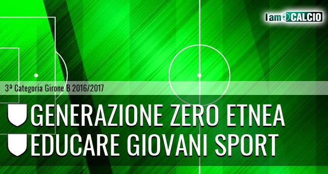 Generazione Zero Etnea - Educare Giovani Sport