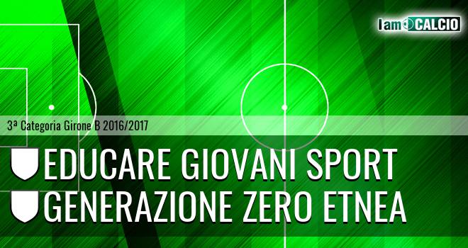 Educare Giovani Sport - Generazione Zero Etnea