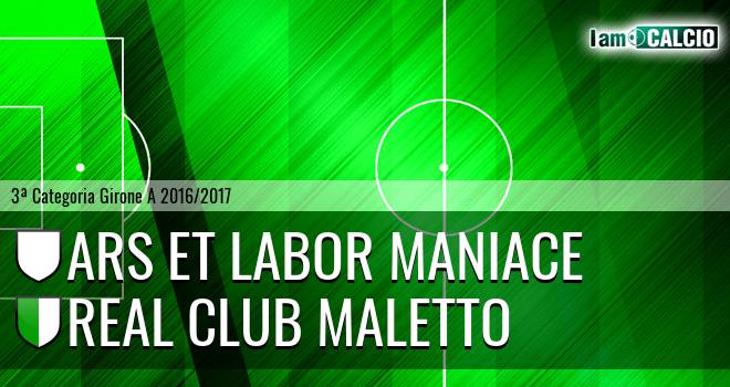 Ars Et Labor Maniace - Real Club Maletto