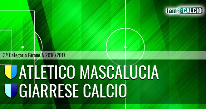 Atletico Mascalucia - Giarrese Calcio