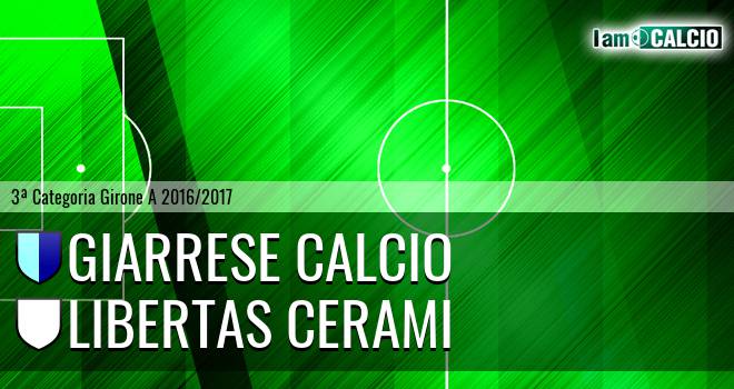 Giarrese Calcio - Libertas Cerami