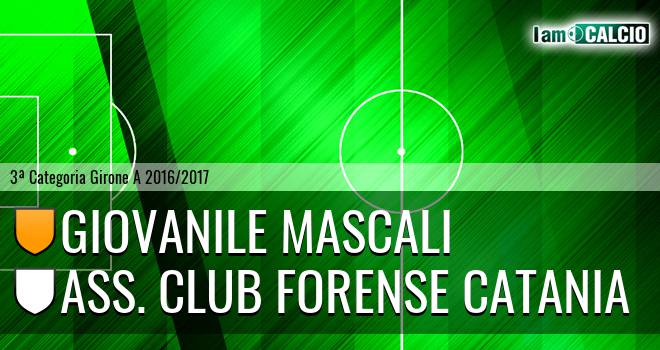 Giovanile Mascali - Ass. Club Forense Catania