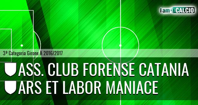 Ass. Club Forense Catania - Ars Et Labor Maniace