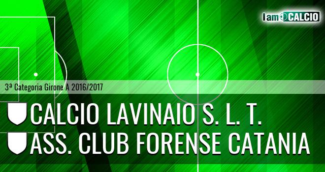 Calcio Lavinaio S. L. T. - Ass. Club Forense Catania