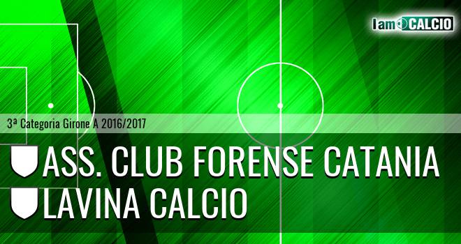 Ass. Club Forense Catania - Lavina Calcio