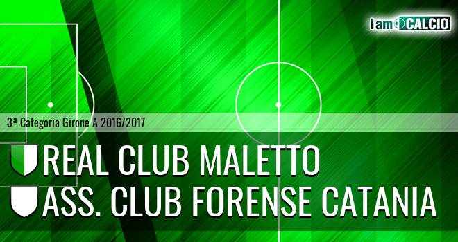 Real Club Maletto - Ass. Club Forense Catania