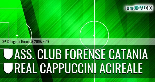 Ass. Club Forense Catania - Real Cappuccini Acireale