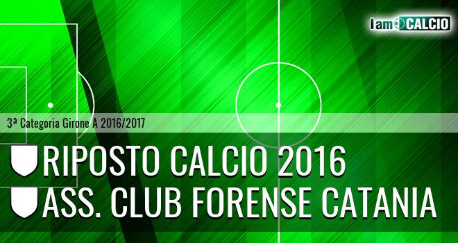 Riposto Calcio 2016 - Ass. Club Forense Catania