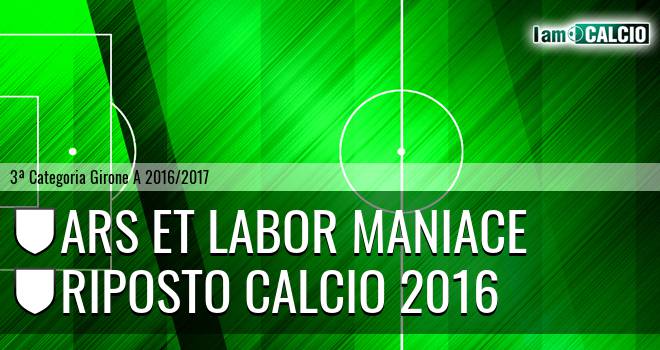 Ars Et Labor Maniace - Riposto Calcio 2016