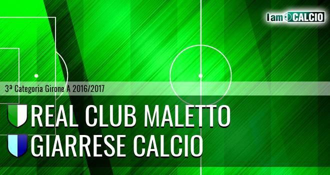 Real Club Maletto - Giarrese Calcio