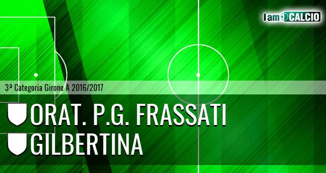 Orat. P.G. Frassati - Gilbertina