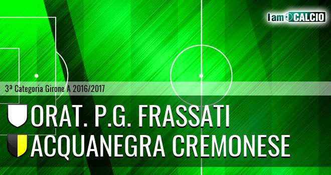 Orat. P.G. Frassati - Acquanegra Cremonese