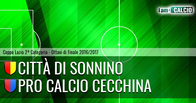 Città di Sonnino - Pro Calcio Cecchina