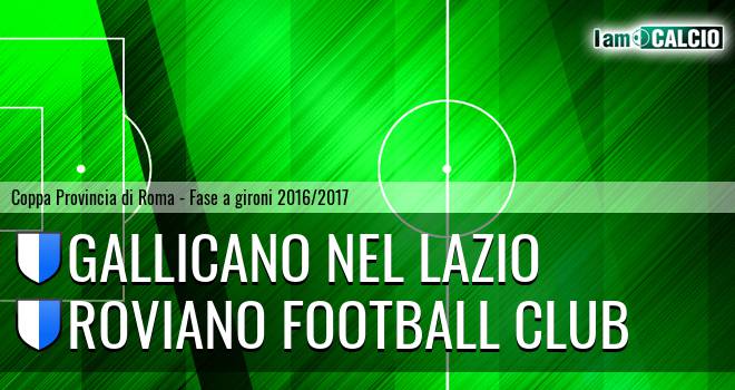 Gallicano Nel Lazio - Roviano Football Club