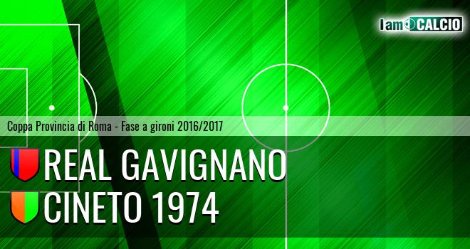 Real Gavignano - Cineto 1974