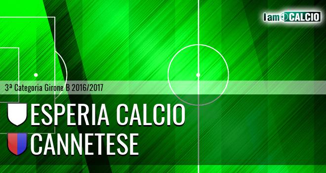 Esperia Calcio - Cannetese