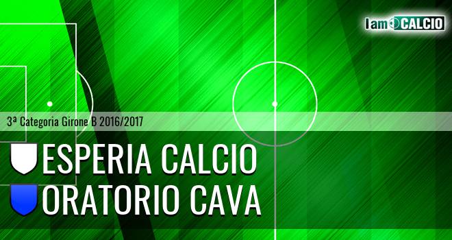 Esperia Calcio - Oratorio Cava