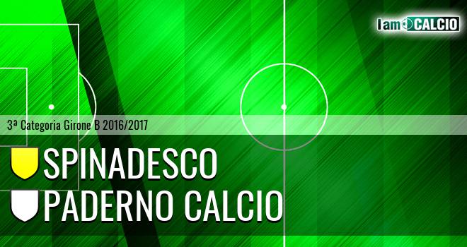 Spinadesco - Paderno calcio