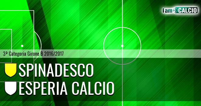 Spinadesco - Esperia Calcio