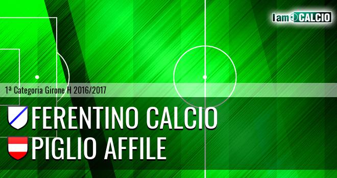 Ferentino calcio - Piglio Affile