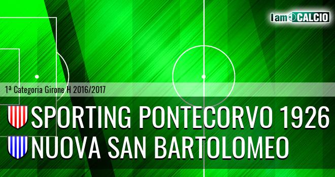 Sporting Pontecorvo 1926 - Nuova San Bartolomeo