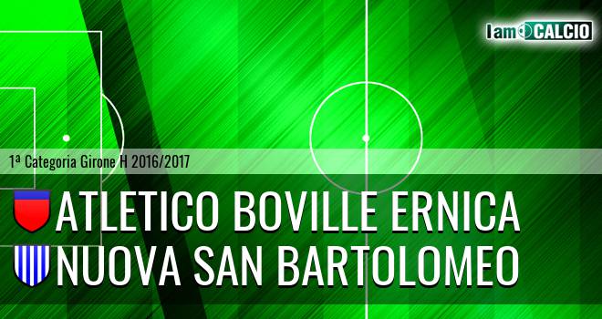 Atletico Boville Ernica - Nuova San Bartolomeo